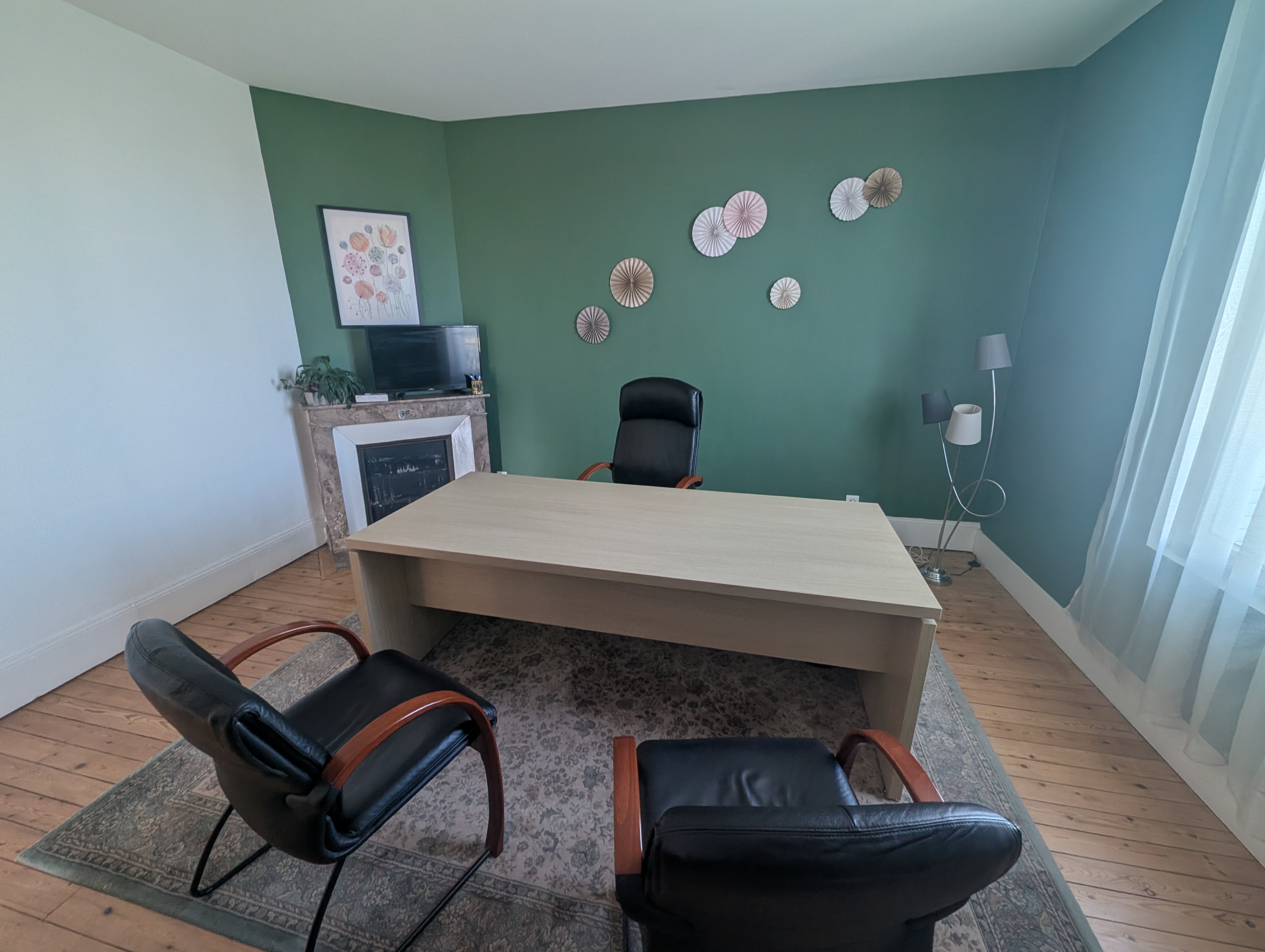 Bureau Vert - 1er étage côté jardin