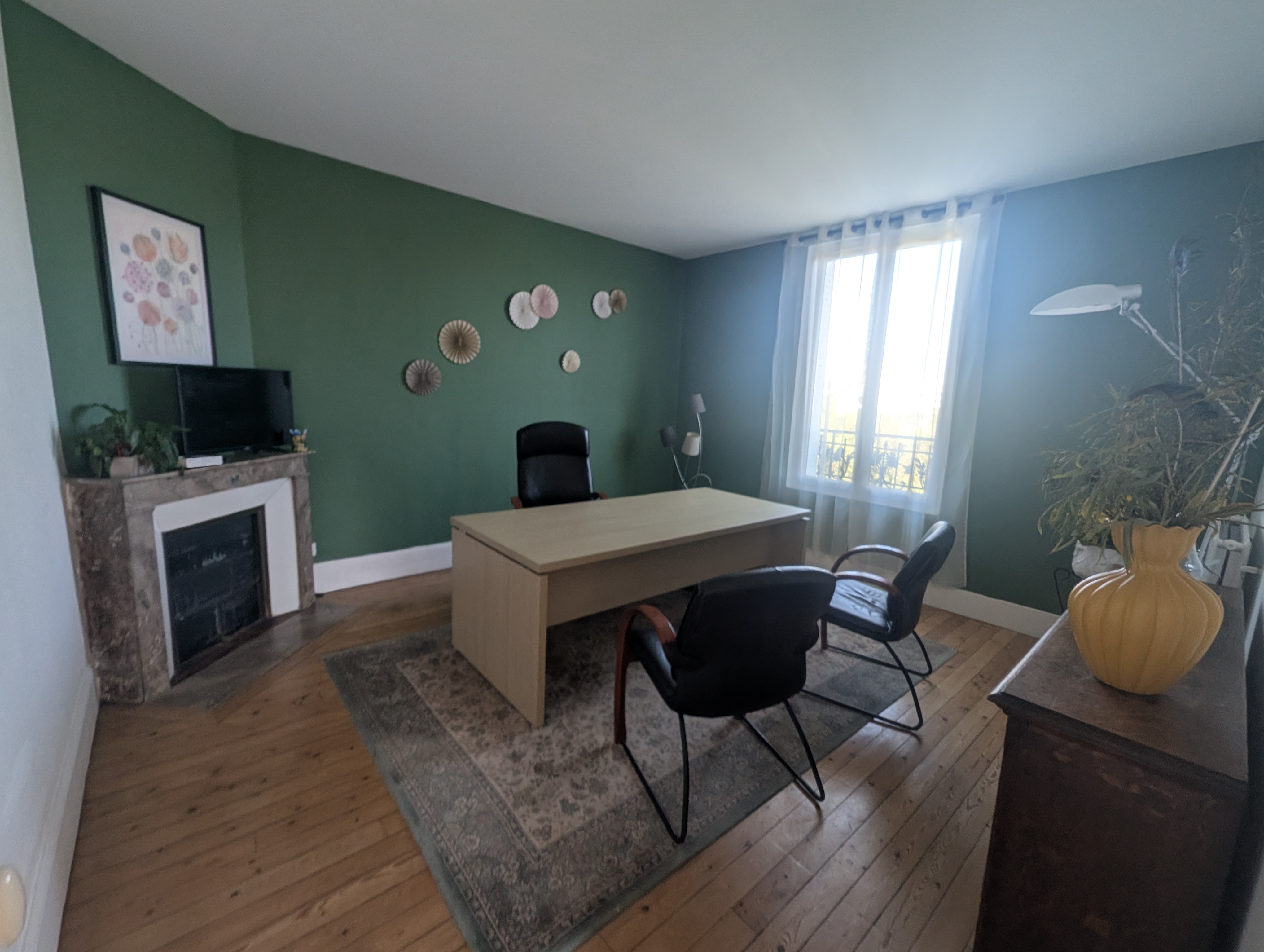 Bureau Vert - 1er étage côté jardin